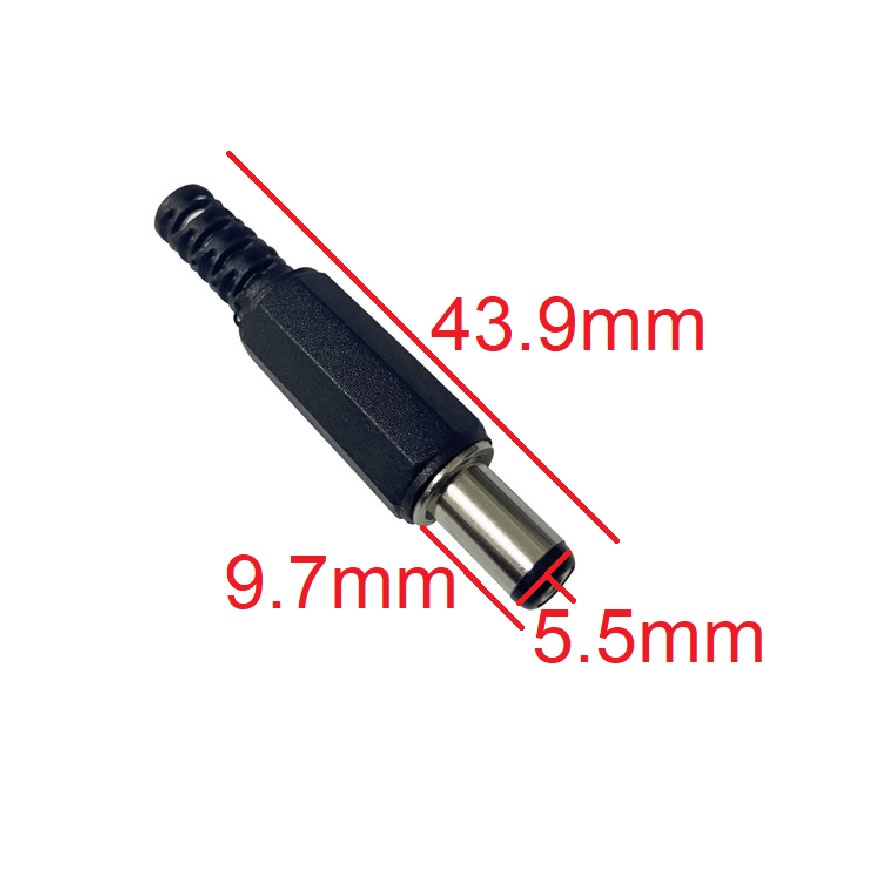 Conector Dc Plug Macho 2.1mm2