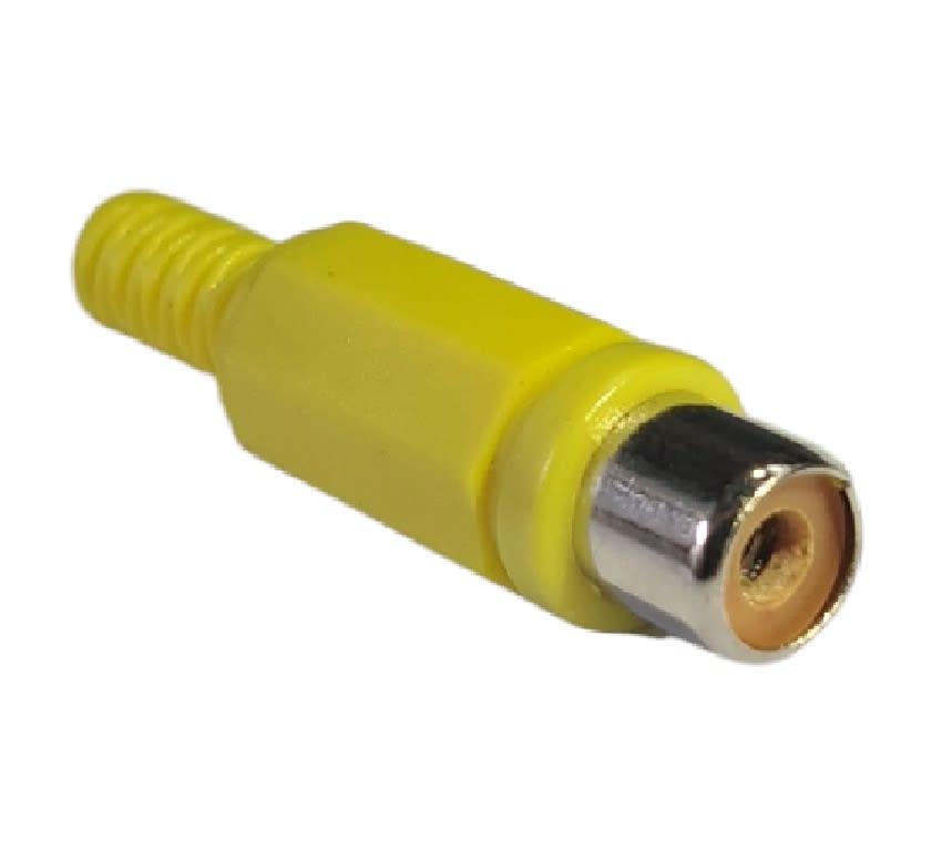 Conector Dc Plug Hembra 3mm Amarillo2