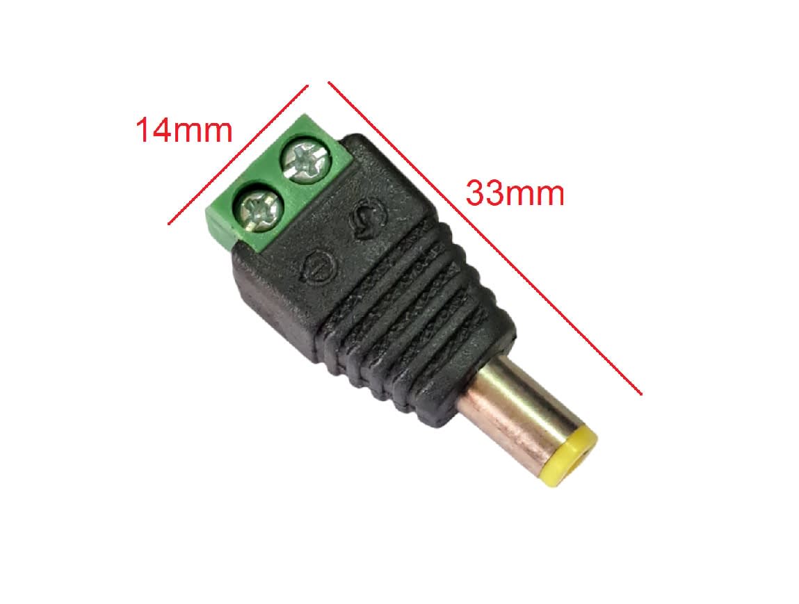Conector de Alimentación Macho 2P3