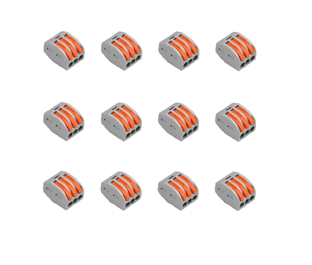 Conector de Cable 3 Pines PCT 213 Gris 12 Unid. Gris 0