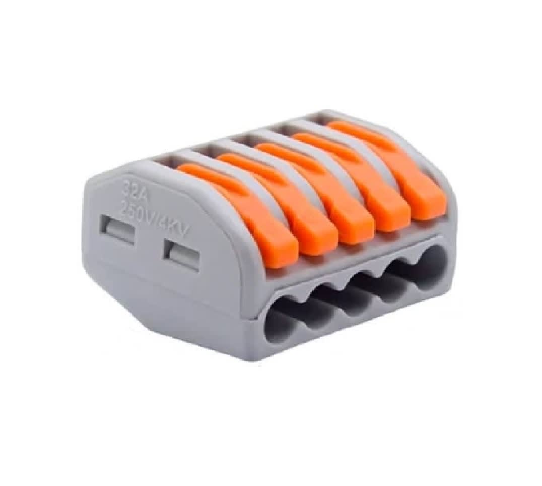 Conector De Cable Pct-215 Gris 12 Unid. Gris2