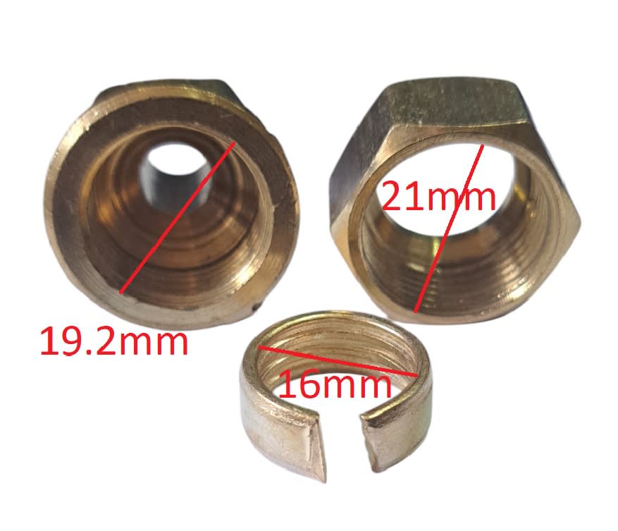 Conector de Compresion Hembra HI-1/2 PEX 16mm8