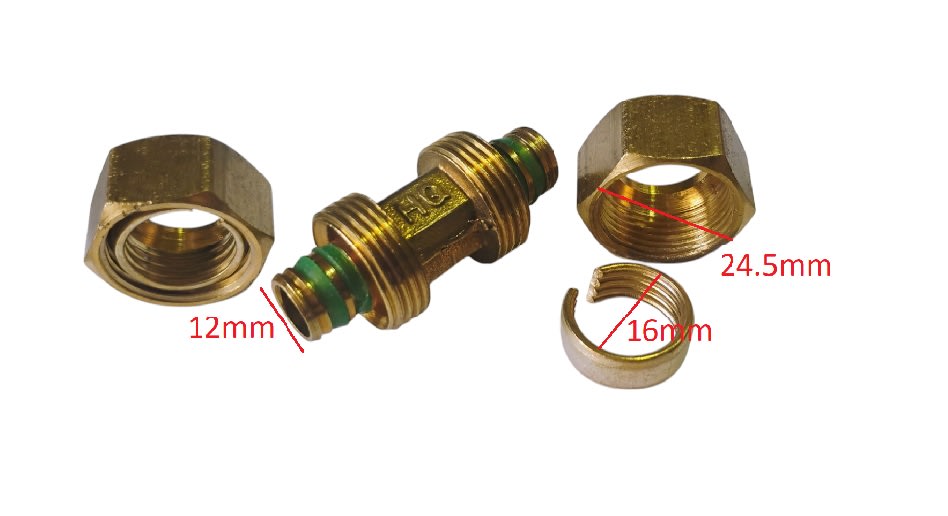 Conector de Compresion Hembra Pex Al Pex S16mm7