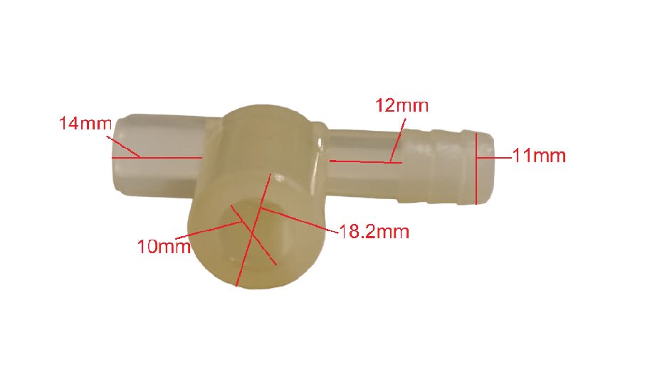 Conector Dispensador De Agua Tres Vías8