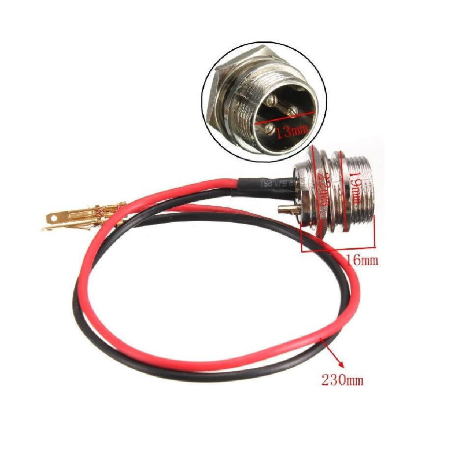 Conector Gx-16 3p Macho Con Tapa Goma X 4 Unid. Plateado4