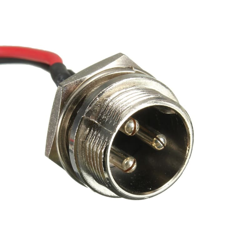 Conector GX-16 3P Macho con Cable1