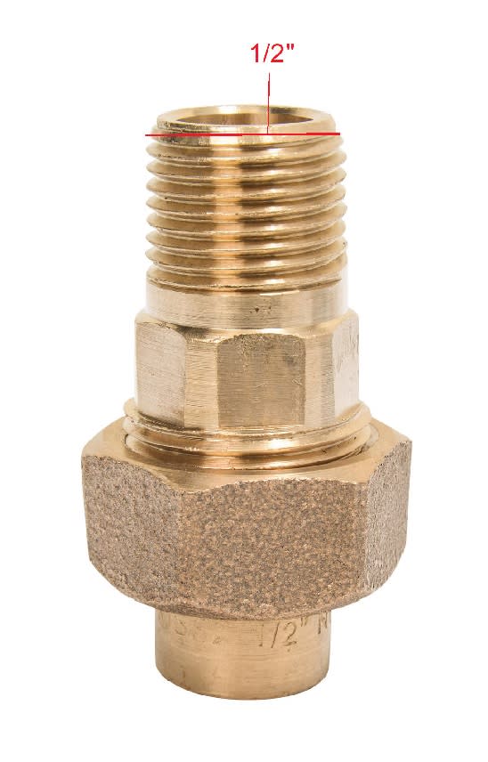 Conector HE Unión 1/2 X 20MM De Bronce10