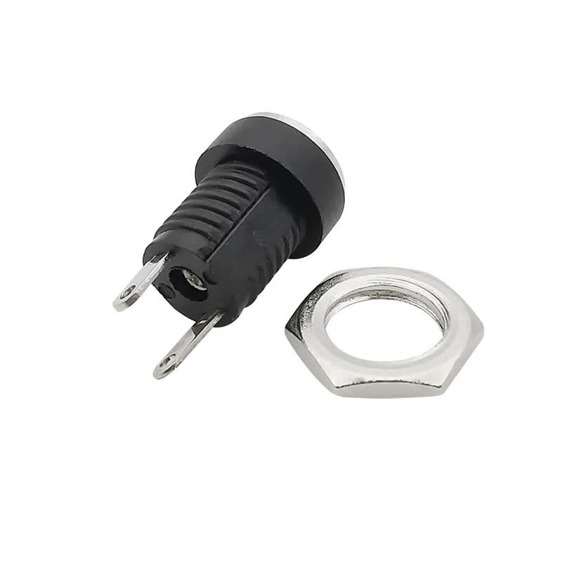 Conector Hembra Montaje en Panel Fuente Alimentación CC x 2 Unid.4