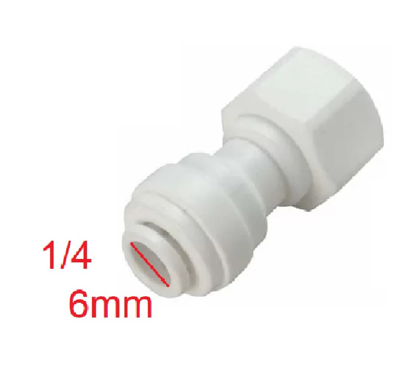 Conector Manguera 1/4 x 1/4'' - 6MM7