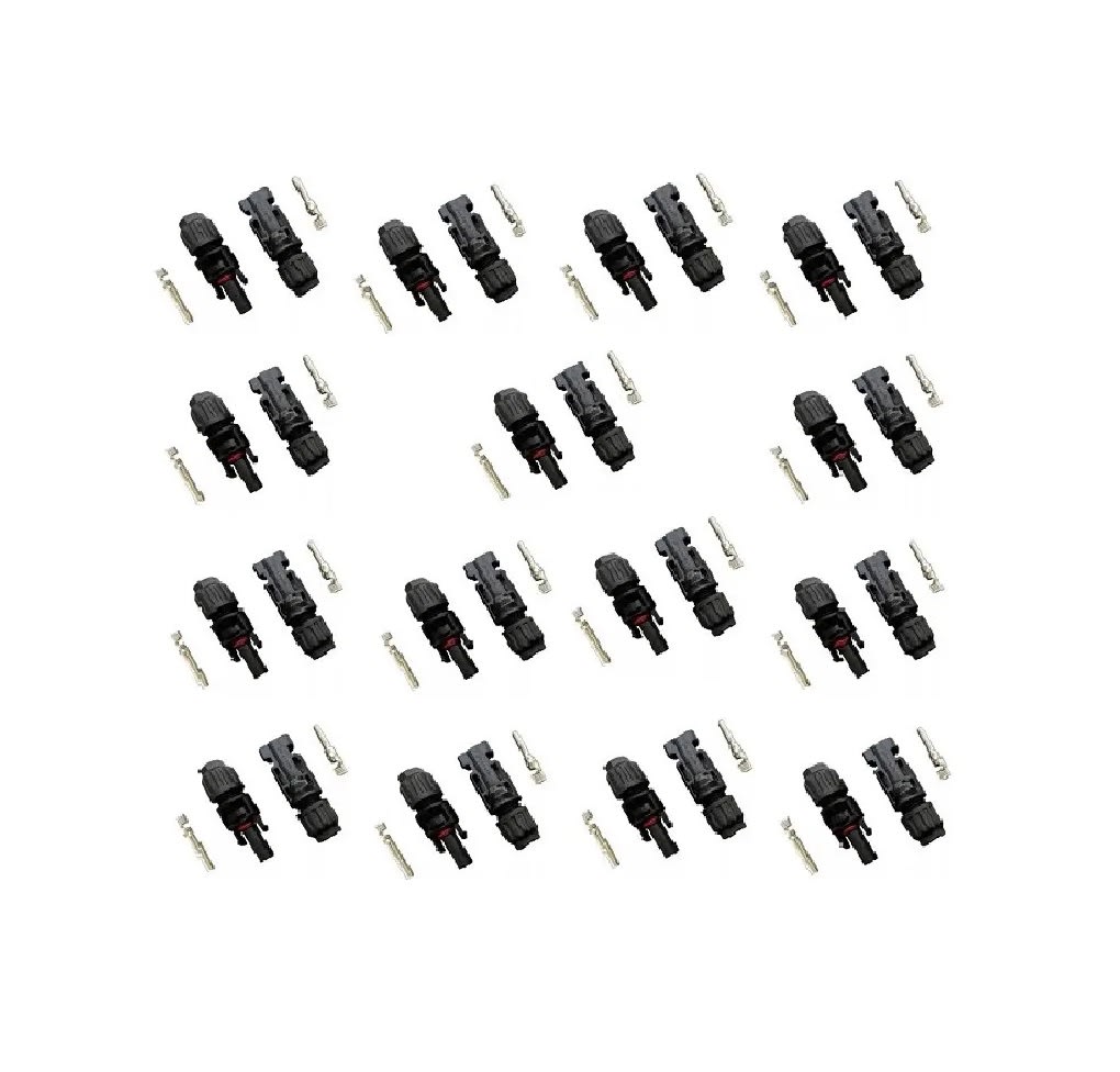 15 Conector Mc4  Simple (15 Macho Y 15 Hembra) 0