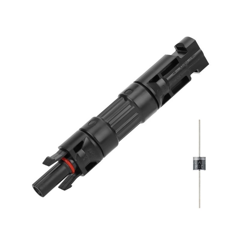 Conector MC4 con Diodo 20A Solar2