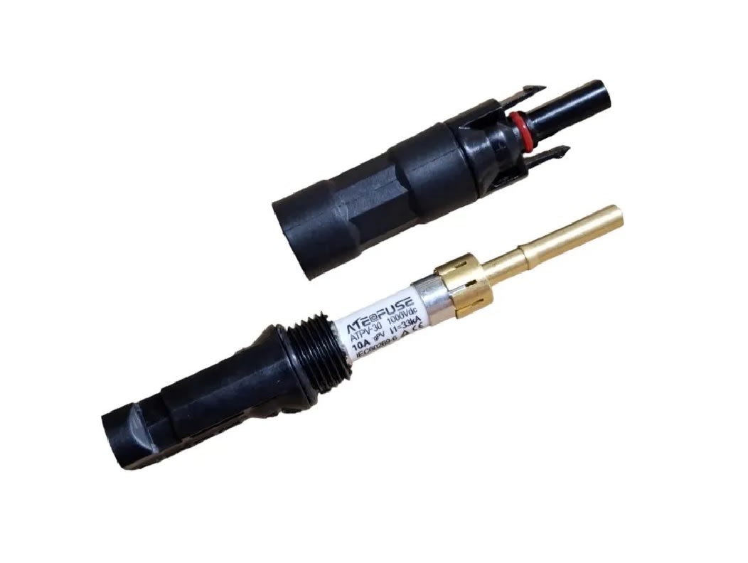 Conector Mc4 Porta Fusible Con Fusible 1000vdc 10a X 2 Unid.2