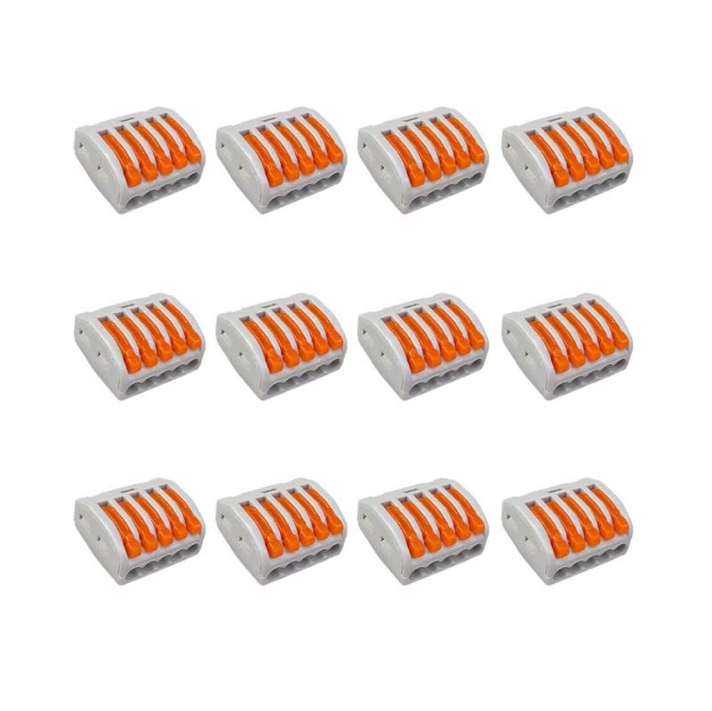 Conector De Cable 5 Pines PCT 215 Gris 12 Unid. 0