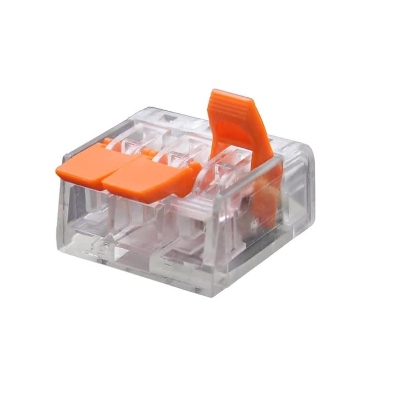 Conector de Cable 3 Pines PCT 413 Transparente3