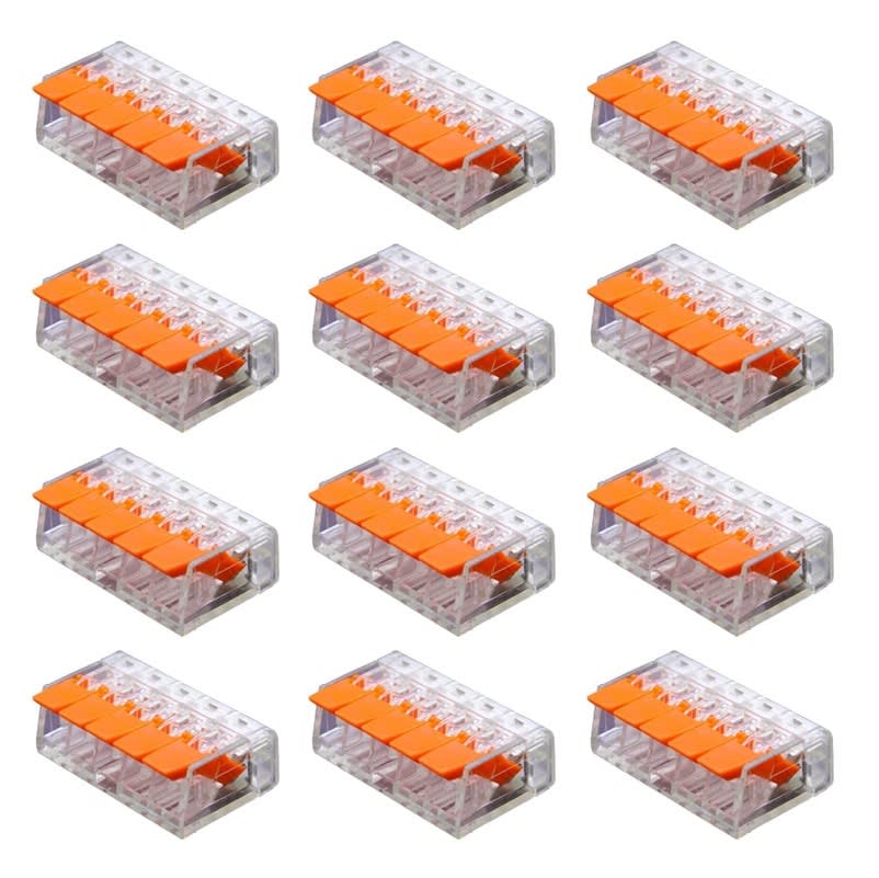 Conector de Cable 5 Pines PCT 415 Transparente 12 Unid. 0