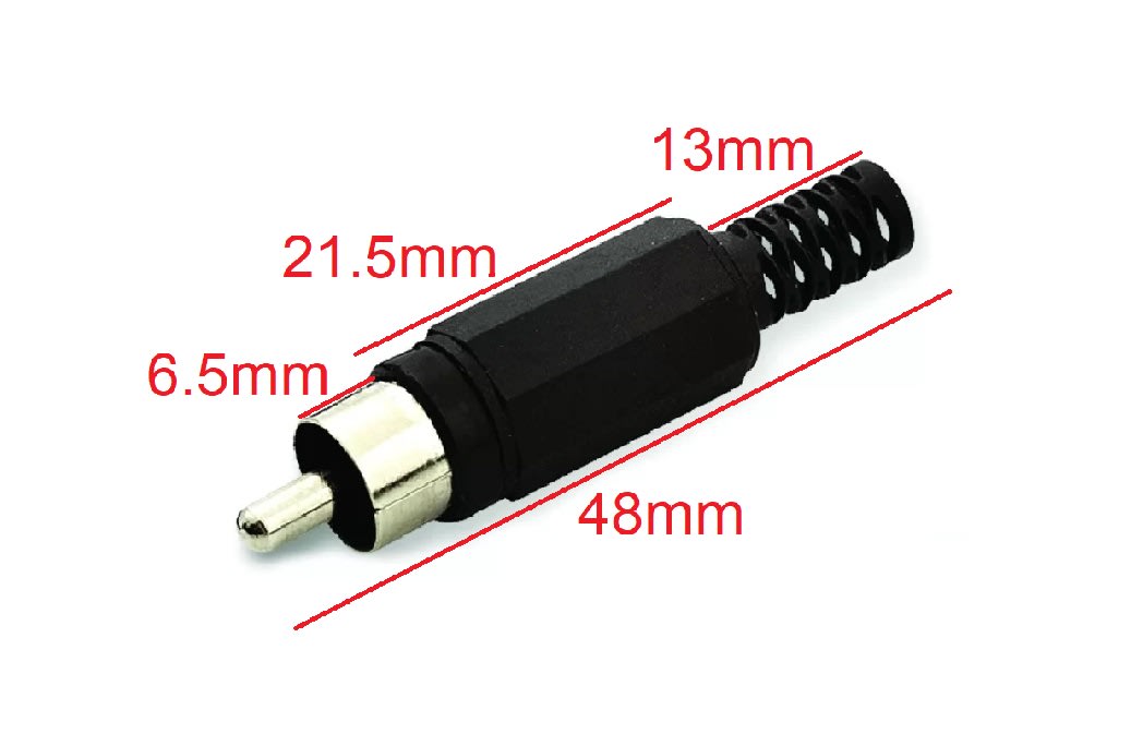 Conector Dc Plug Macho 3mm Negro1