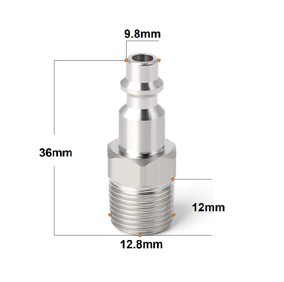 Conector Rápido Macho Nebulización M14mm P 1.54