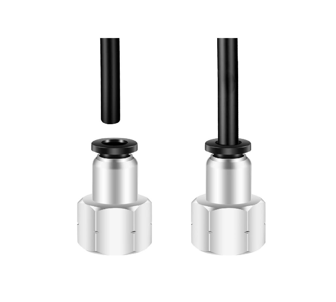 Conector Rápido Neumático PCF - 10mm a HI 1/24