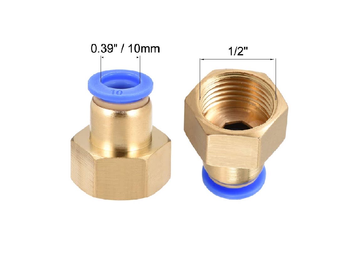Conector Rápido Neumático PCF4 - 10mm a HI 1/24