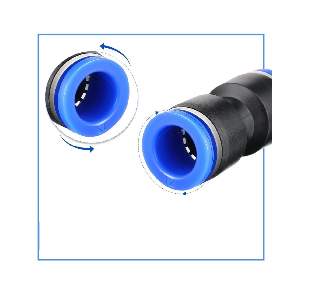 2 Conectores Rápido Recto PG 8 a 10mm3