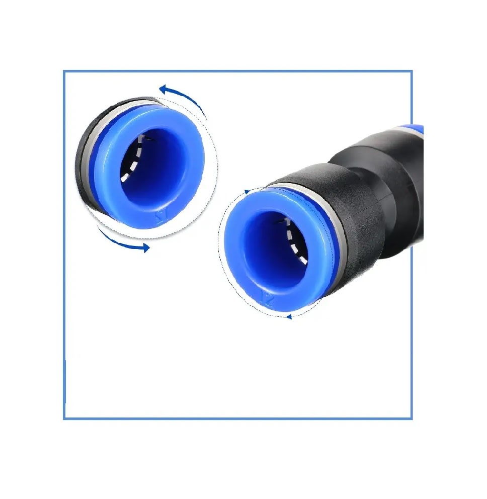 Conector Rápido Recto 6 A 8mm2