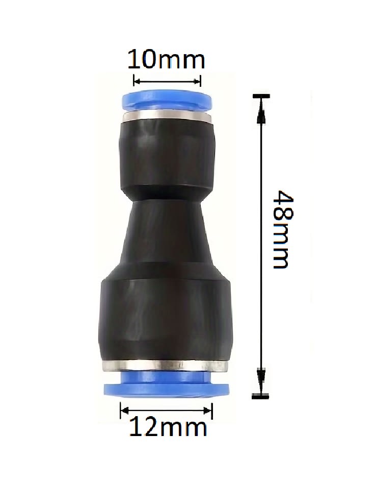 2 Conectores Rápido Recto PG 10 A 12mm4