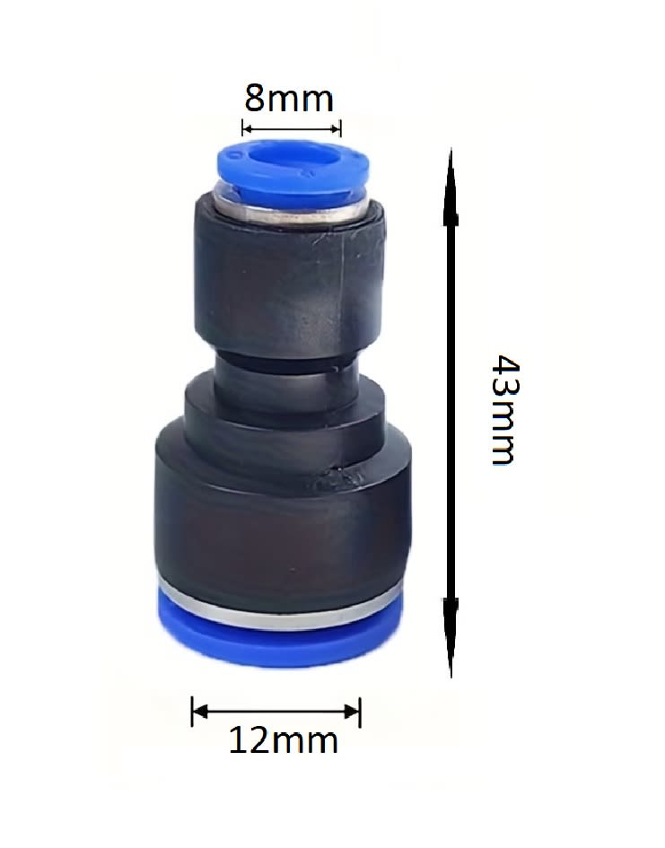 Conector Rápido Recto PG 8 A 12mm3
