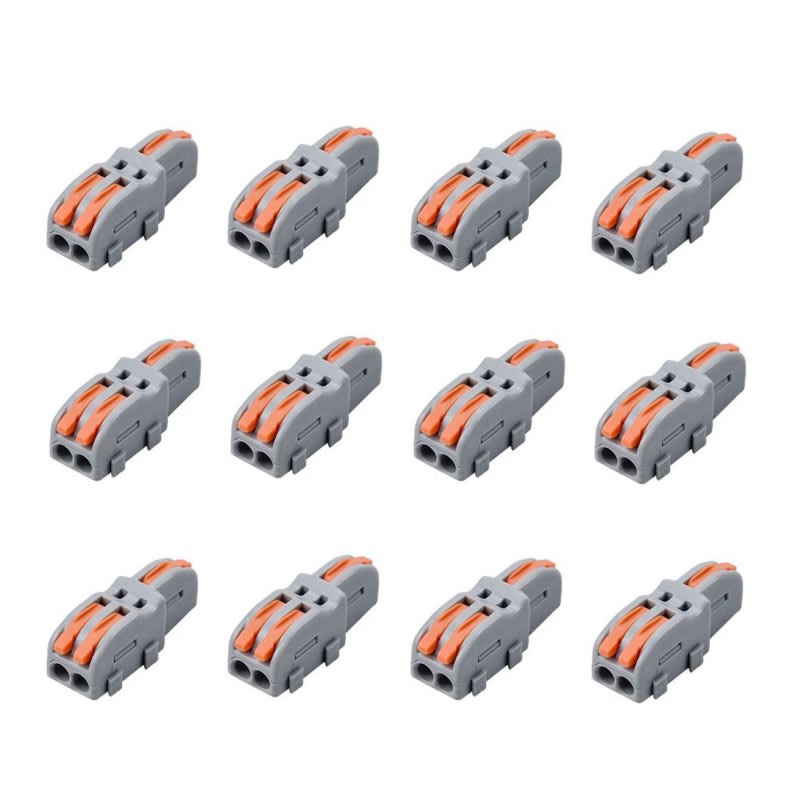 Conector De Cable SPL 1 en 2 Gris 12 Unid. 0