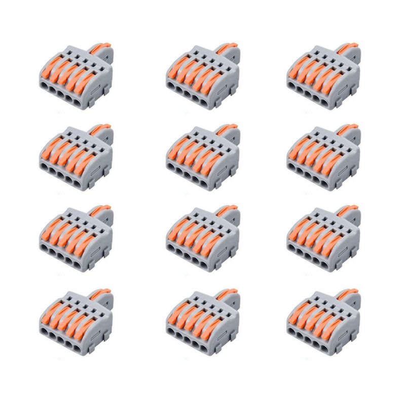 Conector De Cable SPL 1 en 5 Gris 12 Unid. 0