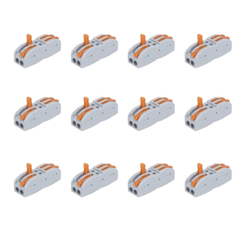 Conector de Cable SPL 2 Gris 12 Unid. 0