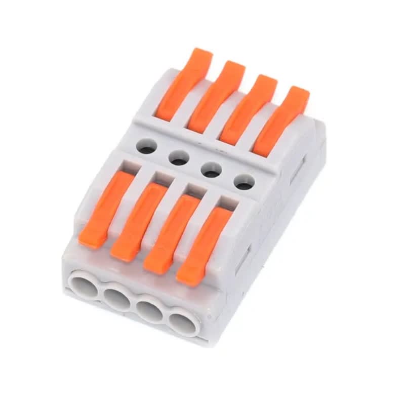 Conector de Cable SPL 4 Gris 12 Unid.2