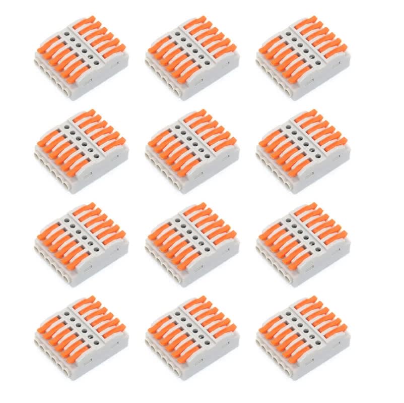 Conector de Cable SPL 6 Gris 12 Unid. 0