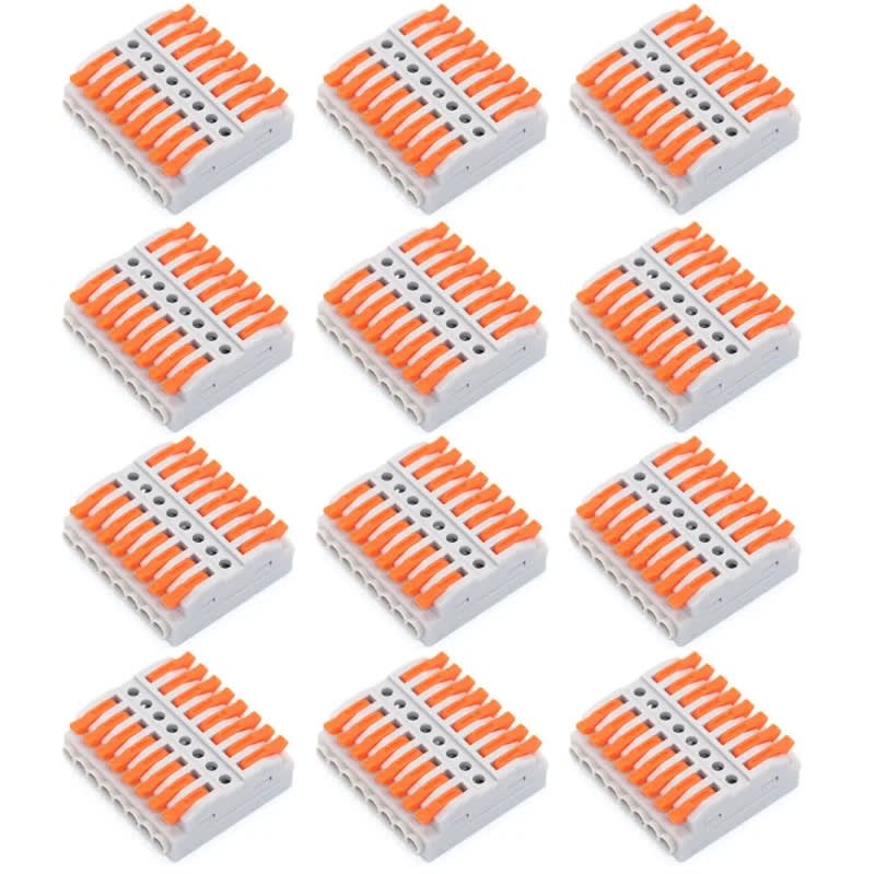 Conector de Cable SPL 8 Gris 12 Unid 0