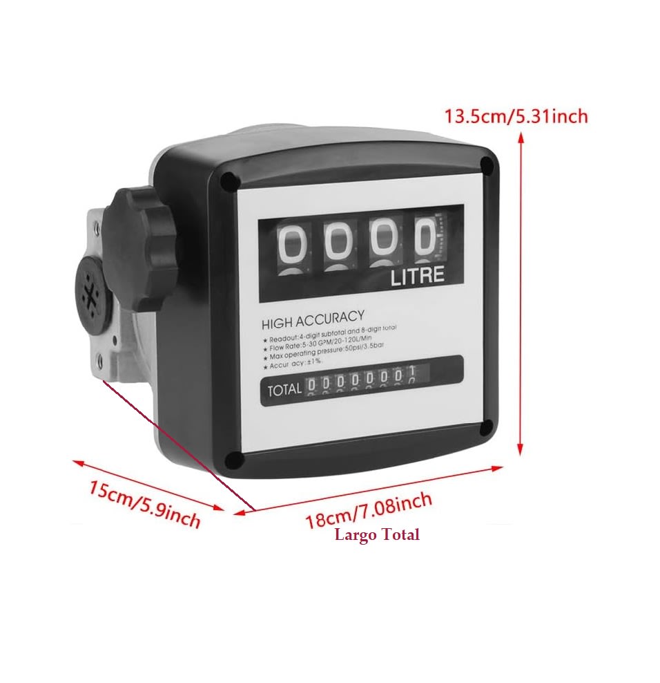Contador Cuentalitros Combustible Bencina Trasvasije 1