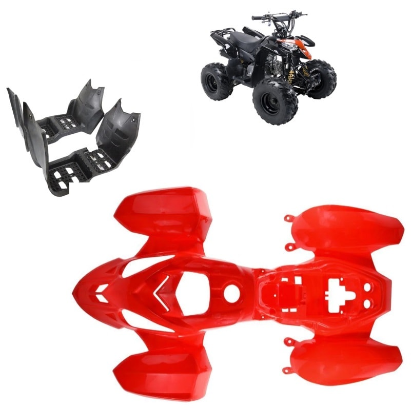 Carcasa Plástica Raptor ATV 110cc Rojo 0