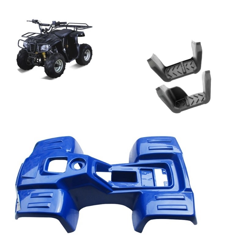 Carcasa Plastica ATV 110cc Hummer Azul 0