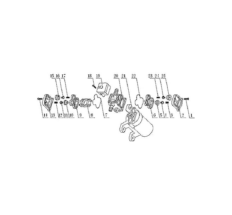 Repuesto Bomba FL-2202-12 Pressure switch Nº 19 2