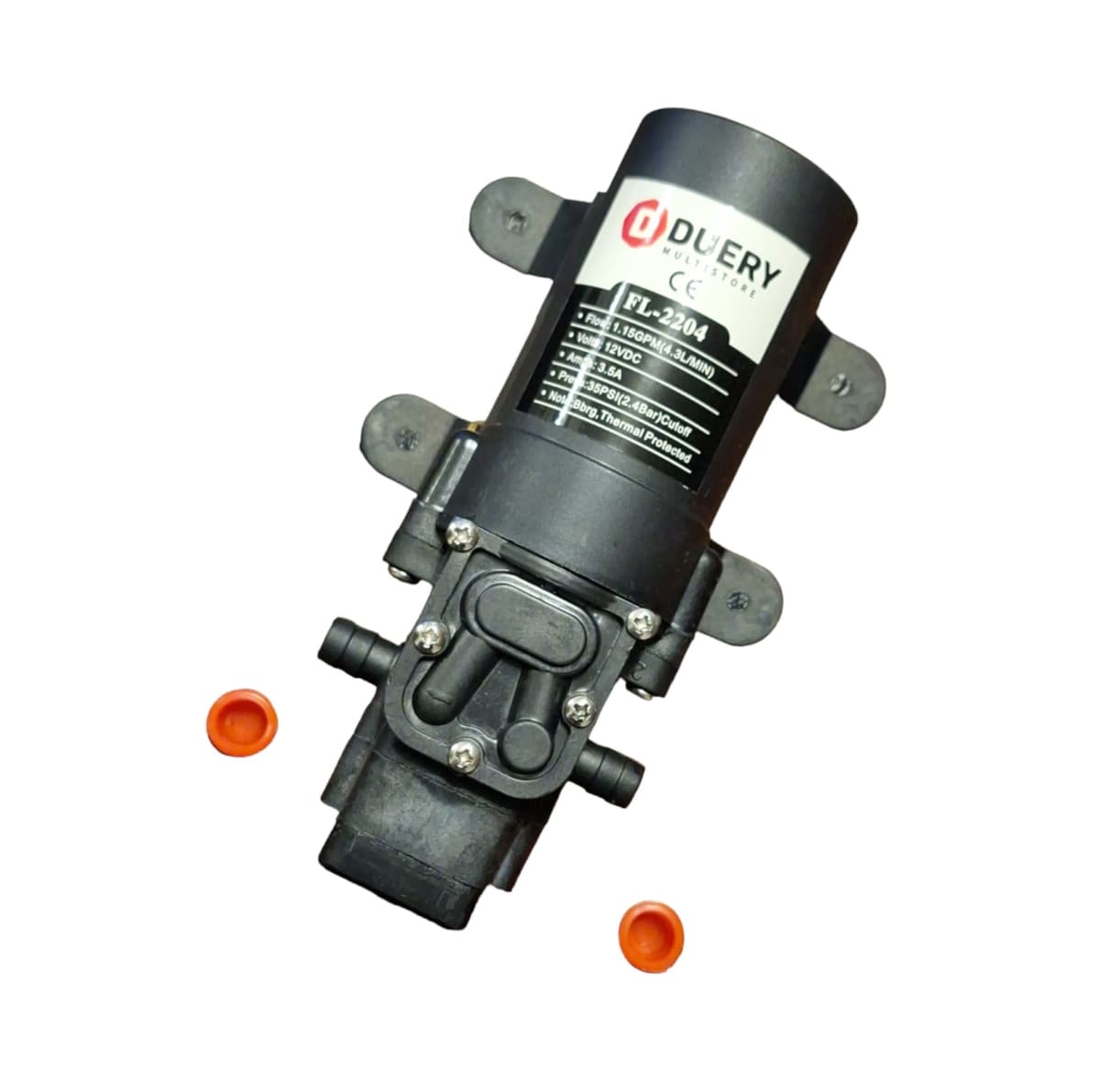Bomba FL-2204 12v 4,3 L/m 35psi 3,5A 3S- 20H-E y S 3/8 agua achique 0