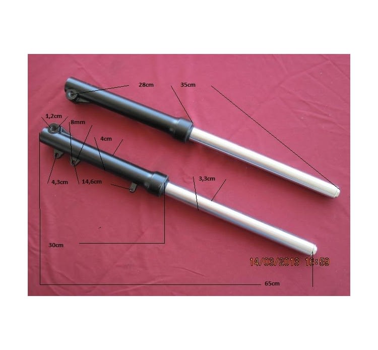 Horquilla Moto 30x4cm35cmx33mm 0