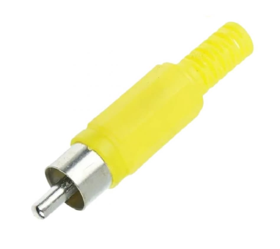 Conector Dc Plug Macho 3mm Amarillo 6