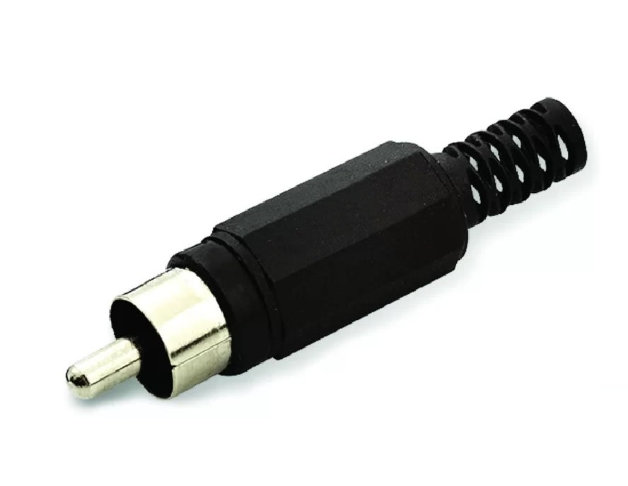 Conector Dc Plug Macho 3mm Negro 6