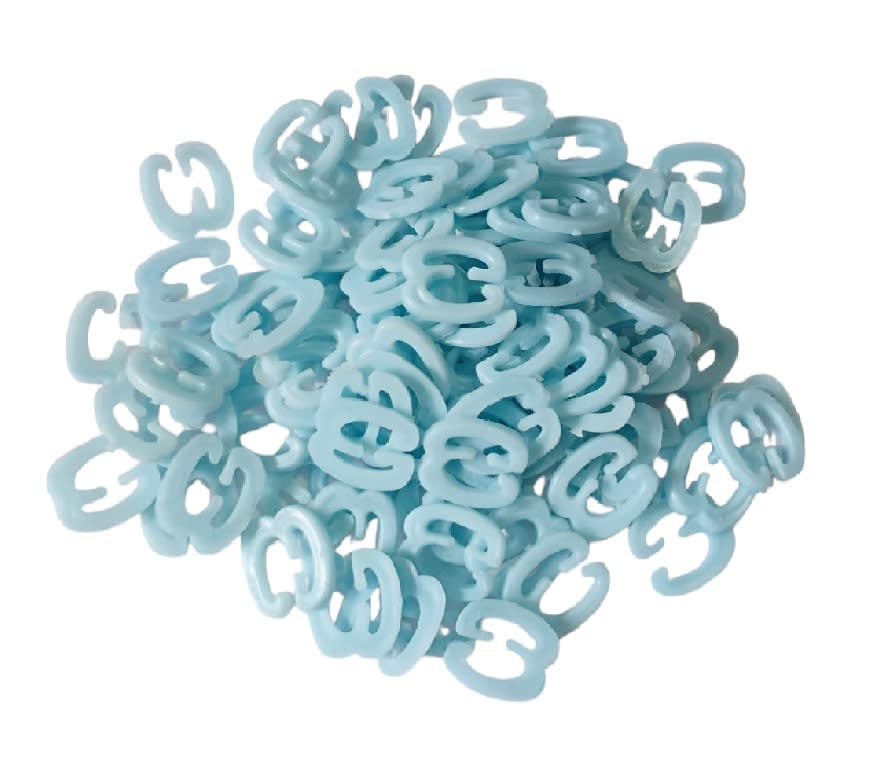 Gancho Pasador Para Sosten Azul Claro x 10 Unid. 3