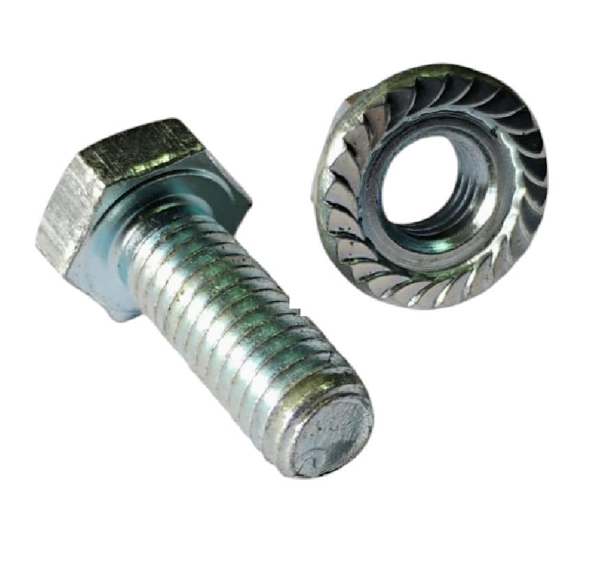 Perno C/Tuerca Soporte Carcasa Trasera Moto Scooter 8x21mm Paso 1.25 Par 0