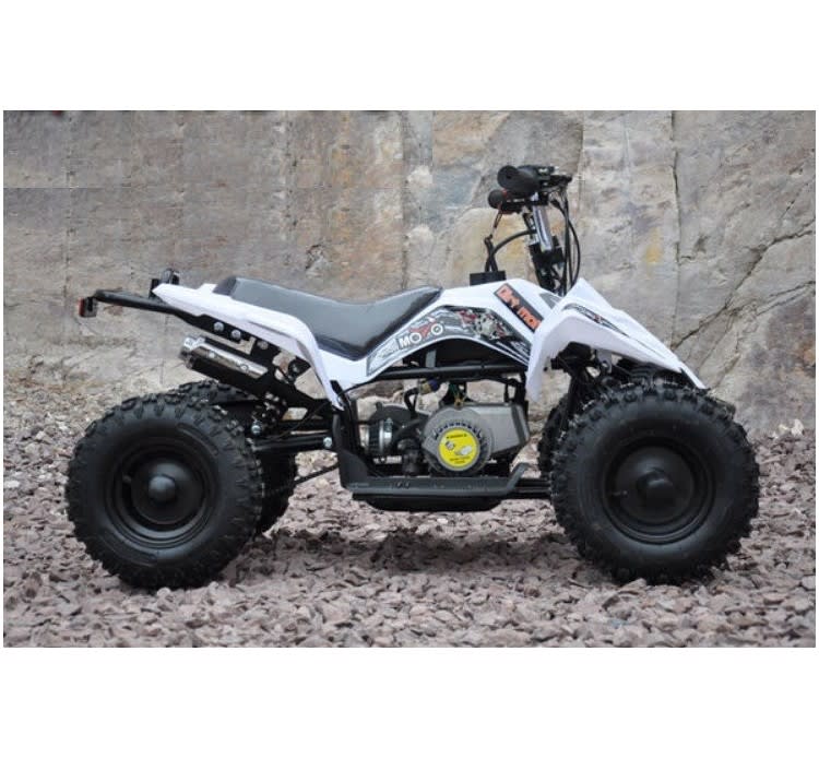 Mini Moto atv 49cc 2T aro 6 Cuadrimoto Blanco1