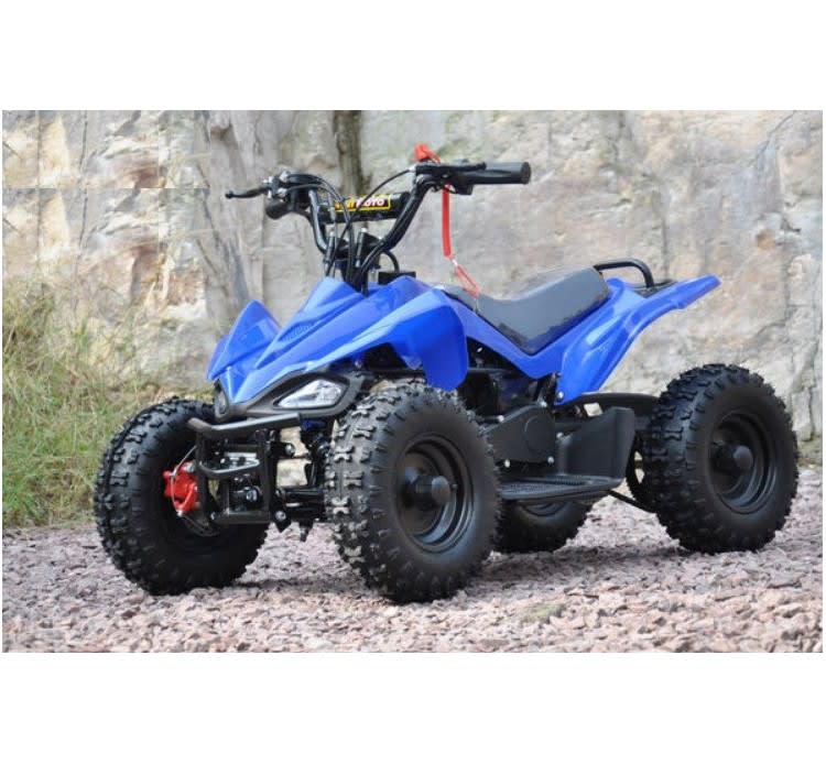 Mini Moto atv 49cc 2T aro 6 Cuadrimoto Azul1