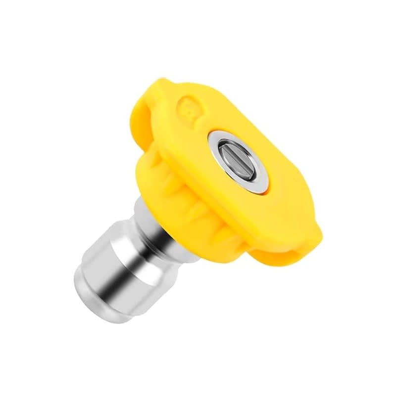 Boquilla Rociadora a Presion 1/4? Amarillo Inox. 6