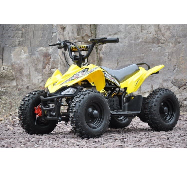 Mini Moto atv 49cc 2T aro 6 Cuadrimoto Amarillo1