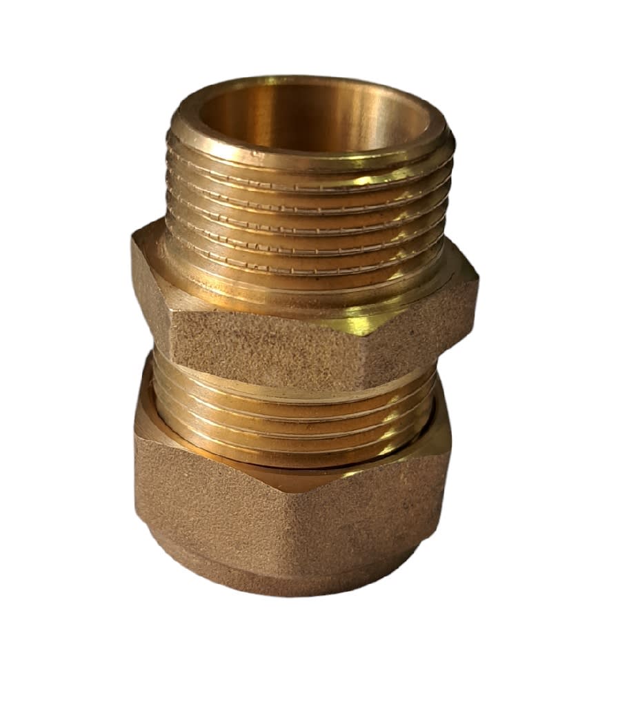 Conector Union De Compresión Con Anillo De Bronce 22mm 10
