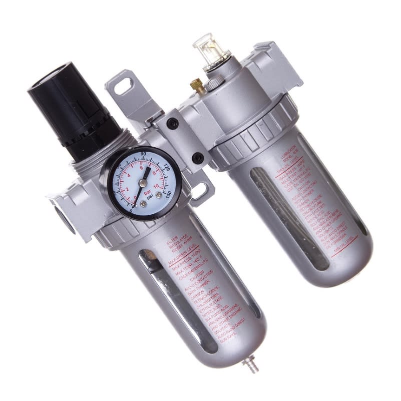 Filtro de Aire Regulador de Aceite para Compresor 1/4'' 8