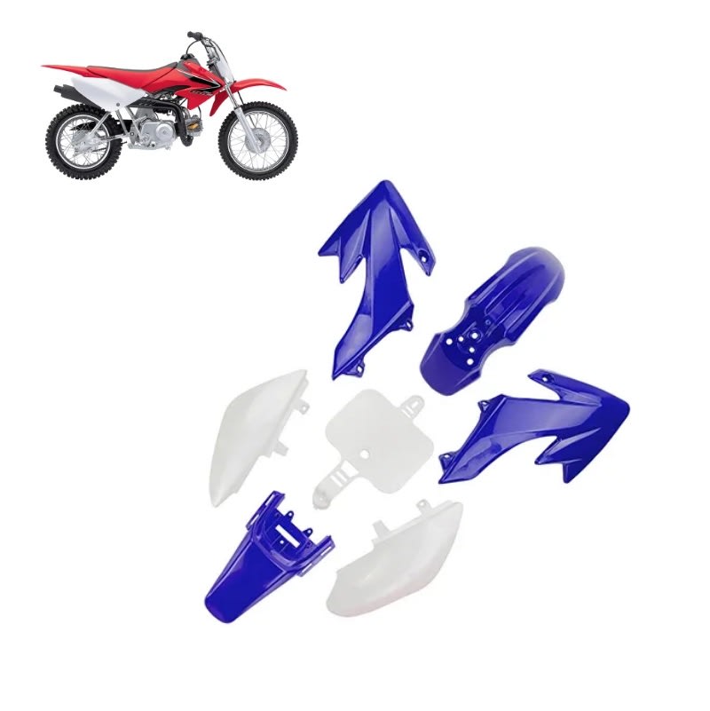 Carcasa Plástica Moto Bike 125cc CRF50 Azul/Blanco 3